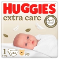 HUGGIES® Extra Care plienky jednorazové 1 (2-5 kg) 84 ks