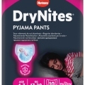 HUGGIES® DryNites Nohavičky plienkové jednorazové pre dievča 4-7 rokov (17-30 kg) 10 ks