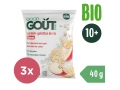 GOOD GOUT BIO Mini ryžové koláčiky s jablkami 3x40 g