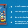 GERBER Snacks kukuričné chrumky jahoda a banán 28 g, 7+