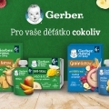 GERBER Kaša nemliečna pšenično-ovsená slivka 200 g, 6+