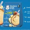 GERBER Kaša mliečna cereal ovocná Dobrú noc 230 g