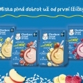 GERBER Kaša mliečna cereal ovocná Dobrú noc 230 g