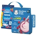 GERBER Kaša mliečna cereal malinová Dobrú noc 230 g