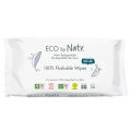 ECO BY NATY Obrúsky vlhčené bez vône splachovateľné 56 ks