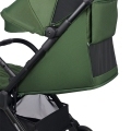 EASYWALKER Kočík športový Jackey2 Deep Green + PETITE&MARS fusak Jibot ZADARMO