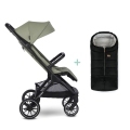 EASYWALKER Kočík športový Jackey XL Sage Green + PETITE&MARS fusak Jibot ZADARMO