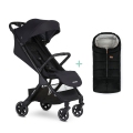 EASYWALKER Kočík športový Jackey Shadow Black + PETITE&MARS fusak Jibot ZADARMO