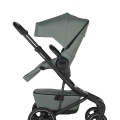 EASYWALKER Kočík kombinovaný Jimmey Thyme Green XXL RWS + KIDDY Evoluna i-size 2 + základňa