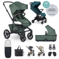 EASYWALKER Kočík kombinovaný Jimmey Pine Green XXL RWS + Jackey Teal Green