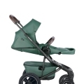 EASYWALKER Kočík kombinovaný Jimmey Pine Green XXL AIR + RWS + Jackey XL Teal Green