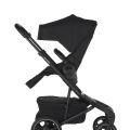 EASYWALKER Kočík kombinovaný Jimmey Pepper Black XXL RWS + KIDDY Evoluna i-size 2 + základňa