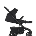 EASYWALKER Kočík kombinovaný Jimmey Pepper Black XXL RWS + KIDDY Evoluna i-size 2 + základňa