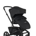 EASYWALKER Kočík kombinovaný Jimmey Pepper Black XXL RWS + KIDDY Evoluna i-size 2 + základňa