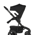 EASYWALKER Kočík kombinovaný Jimmey Pepper Black XXL AIR + RWS + KIDDY Evoluna i-size 2 +základňa