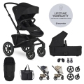 EASYWALKER Kočík kombinovaný Jimmey Pepper Black XXL AIR + RWS