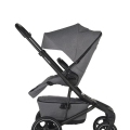 EASYWALKER Kočík kombinovaný Jimmey Iris Grey XXL RWS + KIDDY Evoluna i-size 2 + základňa