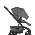 EASYWALKER Kočík kombinovaný Jimmey Iris Grey XXL RWS + Jackey XL Shadow Black