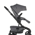 EASYWALKER Kočík kombinovaný Jimmey Iris Grey XXL RWS + Jackey XL Shadow Black