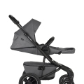 EASYWALKER Kočík kombinovaný Jimmey Iris Grey XXL AIR + RWS + KIDDY Evoluna i-size 2 + základňa