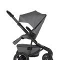 EASYWALKER Kočík kombinovaný Jimmey Iris Grey XXL AIR + RWS + Jackey XL Shadow Black