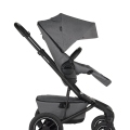 EASYWALKER Kočík kombinovaný Jimmey Iris Grey XXL AIR + RWS + Jackey XL Shadow Black