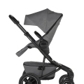 EASYWALKER Kočík kombinovaný Jimmey Iris Grey XXL AIR + RWS + Jackey XL Shadow Black