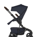 EASYWALKER Kočík kombinovaný Jimmey Indigo Blue XXL RWS + Jackey XL Shadow Black