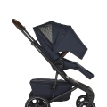 EASYWALKER Kočík kombinovaný Jimmey Indigo Blue XXL RWS + Jackey Shadow Black