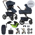 EASYWALKER Kočík kombinovaný Jimmey Indigo Blue XXL AIR + RWS + KIDDY Evoluna i-size 2 + základňa