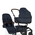 EASYWALKER Kočík kombinovaný Jimmey Indigo Blue XXL AIR + RWS + KIDDY Evoluna i-size 2 + základňa