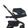 EASYWALKER Kočík kombinovaný Jimmey Indigo Blue XXL AIR + RWS + Jackey XL Shadow Black