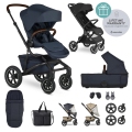 EASYWALKER Kočík kombinovaný Jimmey Indigo Blue XXL AIR + RWS + Jackey XL Shadow Black