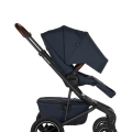 EASYWALKER Kočík kombinovaný Jimmey Indigo Blue XXL AIR + RWS + Jackey XL Shadow Black