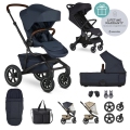 EASYWALKER Kočík kombinovaný Jimmey Indigo Blue XXL AIR + RWS + Jackey Shadow Black