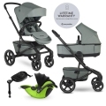 EASYWALKER Kočík kombinovaný Jimmey 2v1 Thyme Green LITE RWS + KIDDY Evoluna i-size 2 + základňa