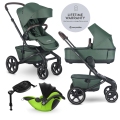 EASYWALKER Kočík kombinovaný Jimmey 2v1 Pine Green LITE RWS + KIDDY Evoluna i-size 2 + základňa