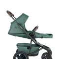 EASYWALKER Kočík kombinovaný Jimmey 2v1 Pine Green LITE AIR + KIDDY Evoluna i-size 2 + základňa