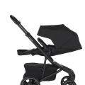 EASYWALKER Kočík kombinovaný Jimmey 2v1 Pepper Black LITE RWS + KIDDY Evoluna i-size 2 + základňa