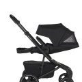 EASYWALKER Kočík kombinovaný Jimmey 2v1 Pepper Black LITE RWS + KIDDY Evoluna i-size 2 + základňa