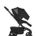 EASYWALKER Kočík kombinovaný Jimmey 2v1 Pepper Black LITE RWS + KIDDY Evoluna i-size 2 + základňa