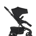 EASYWALKER Kočík kombinovaný Jimmey 2v1 Pepper Black LITE RWS + KIDDY Evoluna i-size 2 + základňa