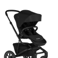 EASYWALKER Kočík kombinovaný Jimmey 2v1 Pepper Black LITE AIR + KIDDY Evoluna i-size 2 + základňa