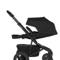 EASYWALKER Kočík kombinovaný Jimmey 2v1 Pepper Black LITE AIR + KIDDY Evoluna i-size 2 + základňa