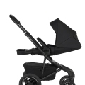 EASYWALKER Kočík kombinovaný Jimmey 2v1 Pepper Black LITE AIR + KIDDY Evoluna i-size 2 + základňa