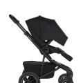 EASYWALKER Kočík kombinovaný Jimmey 2v1 Pepper Black LITE AIR + KIDDY Evoluna i-size 2 + základňa