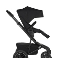 EASYWALKER Kočík kombinovaný Jimmey 2v1 Pepper Black LITE AIR + KIDDY Evoluna i-size 2 + základňa