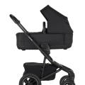 EASYWALKER Kočík kombinovaný Jimmey 2v1 Pepper Black LITE AIR + KIDDY Evoluna i-size 2 + základňa