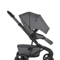 EASYWALKER Kočík kombinovaný Jimmey 2v1 Iris Grey LITE RWS + KIDDY Evoluna i-size 2 + základňa