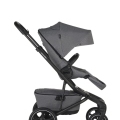 EASYWALKER Kočík kombinovaný Jimmey 2v1 Iris Grey LITE RWS + KIDDY Evoluna i-size 2 + základňa